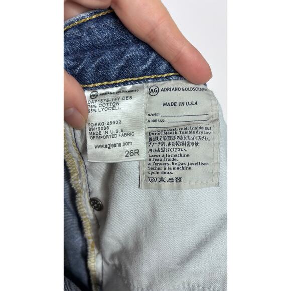 ADRIANO GOLDSCHMIED JEANS EX-BOYFRIEND SLOUCHY SLIM SIZE 26R - Picture 6 of 6
